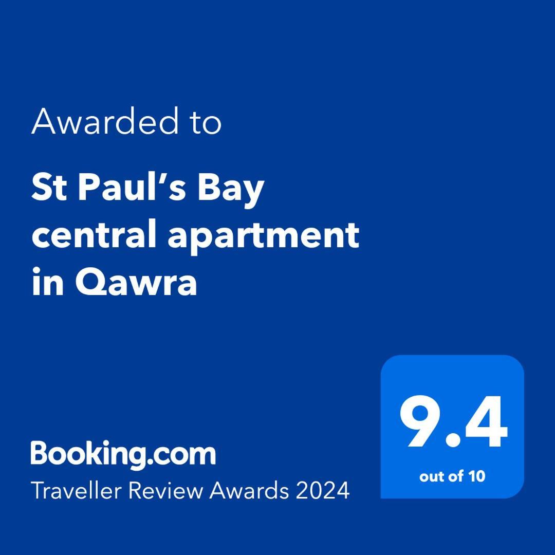 סיינט פול ביי St Paul'S Bay Central Apartment In Qawra מראה חיצוני תמונה